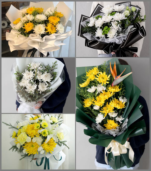 贵州贵阳清镇市站街镇茶林村白事花束代送